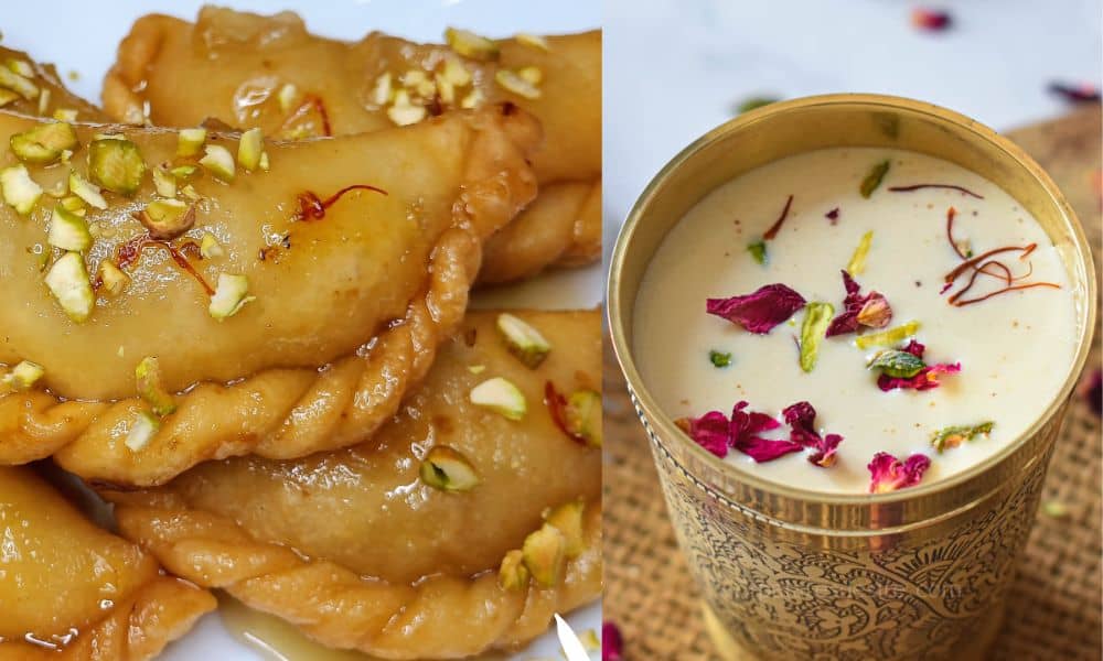 Gujiya and Thandai: The Ultimate Holi Refreshment Recipes