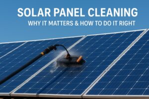 Solar Panel Cleaning Why It Matters & How to Do It Right