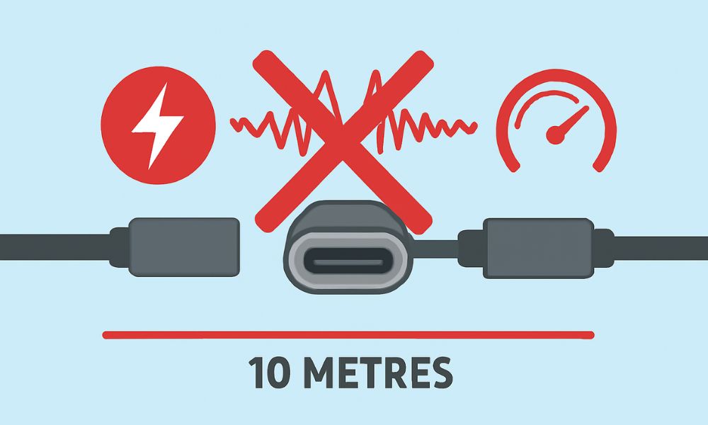 Read more about the article Why USB-C Fails Over Long Distances: Speed, Power & Signal Issues and How to Improve