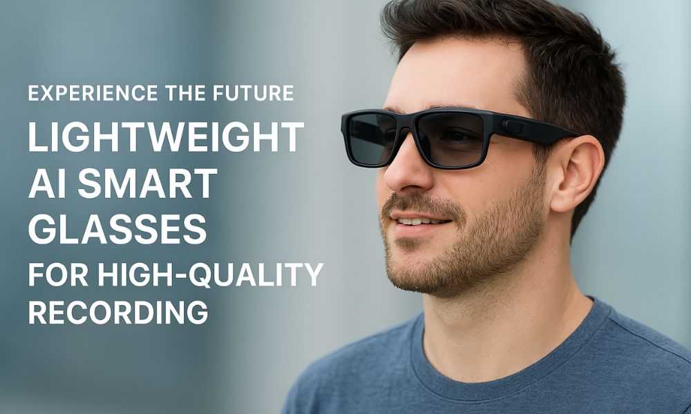 Read more about the article Experience the Future: Lightweight AI Smart Glasses for High-Quality Recording