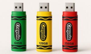 Read more about the article Crayola Edition Flash Drives: Colorful Storage for Young Minds (64GB, 128GB, 256GB)