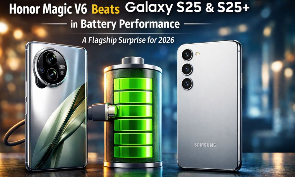 Honor Magic V6 Beats Galaxy S25 & S25+ in Battery Performance — A Flagship Surprise for 2026