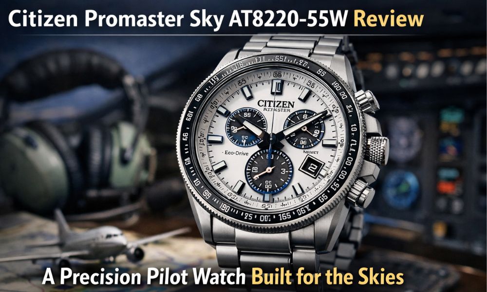 Citizen Promaster Sky AT8220-55W Review: A Precision Pilot Watch Built for the Skies