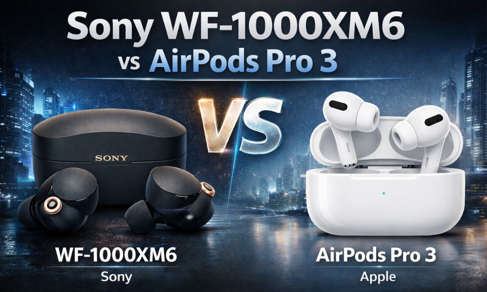 Sony WF-1000XM6 vs AirPods Pro 3 Which Are Better in 2026