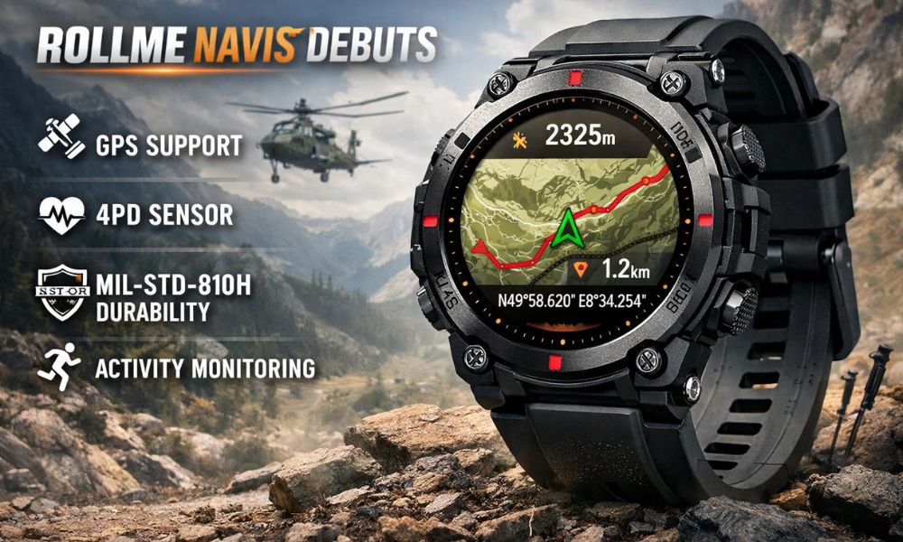 Rollme Navis Debuts with GPS Support, 4PD Sensor, MIL-STD-810H Durability and Activity Monitoring