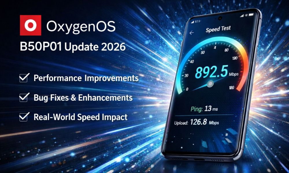 OxygenOS B50P01 Update 2026: Performance Improvements, Bug Fixes & Real-World Speed Impact