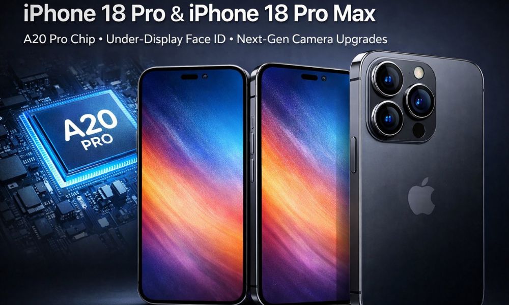 iPhone 18 Pro & iPhone 18 Pro Max: A20 Pro Chip, Under-Display Face ID & Next-Gen Camera Upgrades