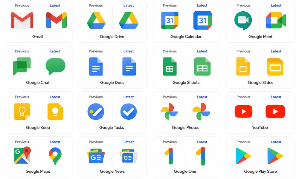 Google Icons look like