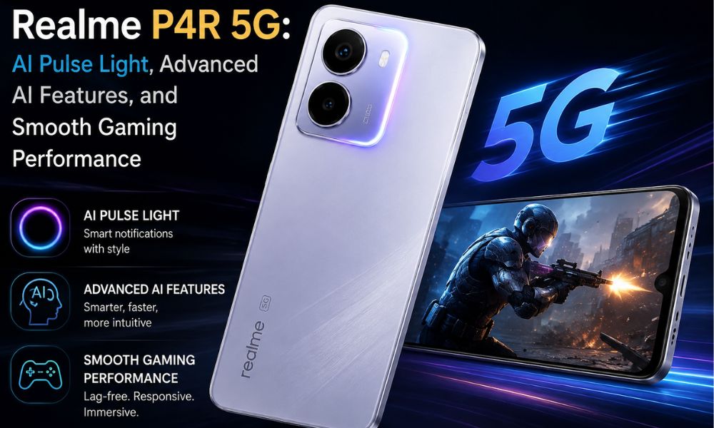 Realme P4R 5G: AI Pulse Light, Advanced AI Features, and Smooth Gaming Performance