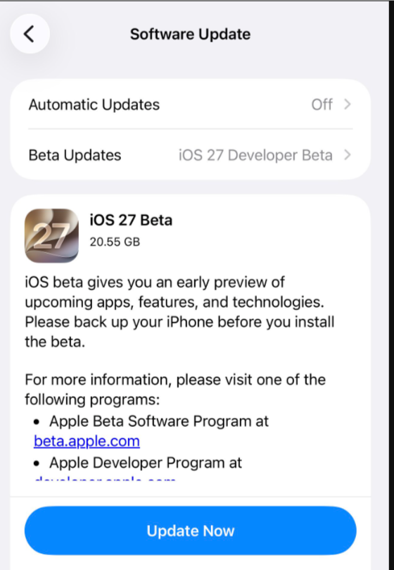 iOS 27