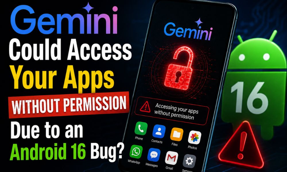 Gemini Could Access Your Apps Without Permission Due to an Android 16 Bug