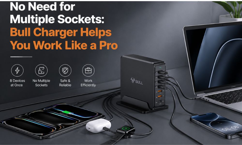 No Need for Multiple Sockets: Bull Charger Helps You Work Like a Pro