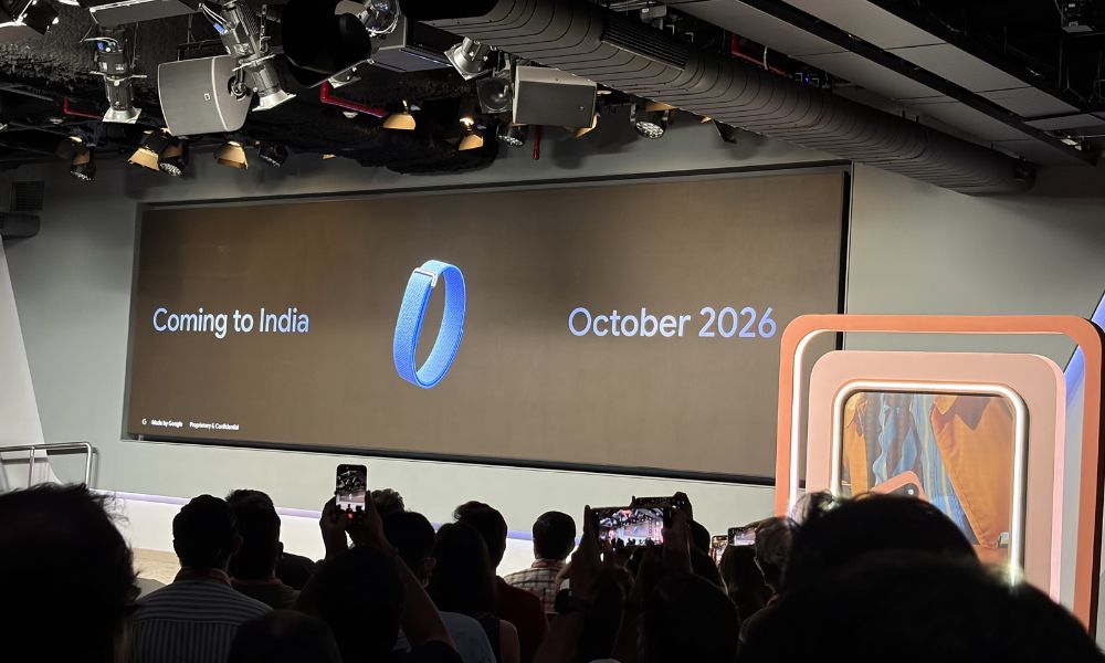 Google Fitbit Air Will Be Launch in India in October 2026