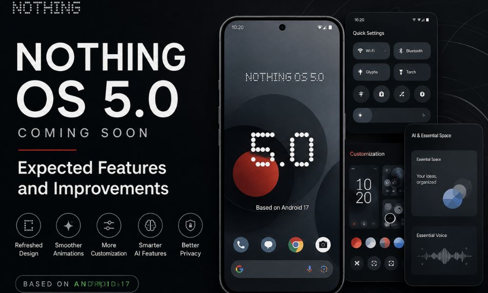 Nothing OS 5.0 Coming Soon: Expected Features and Improvements