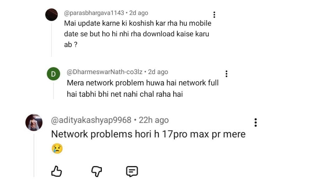 OTA problem