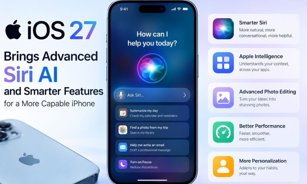 iOS 27 Brings Advanced Siri AI and Smarter Features for a More Capable iPhone